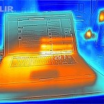 FLIR ONE image of Laptop